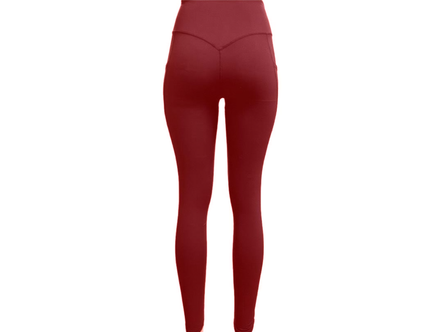 Seamless front leggings with pockets